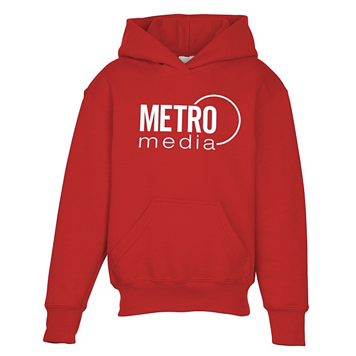 Custom Everyday Hooded Sweatshirt - Youth - Screen