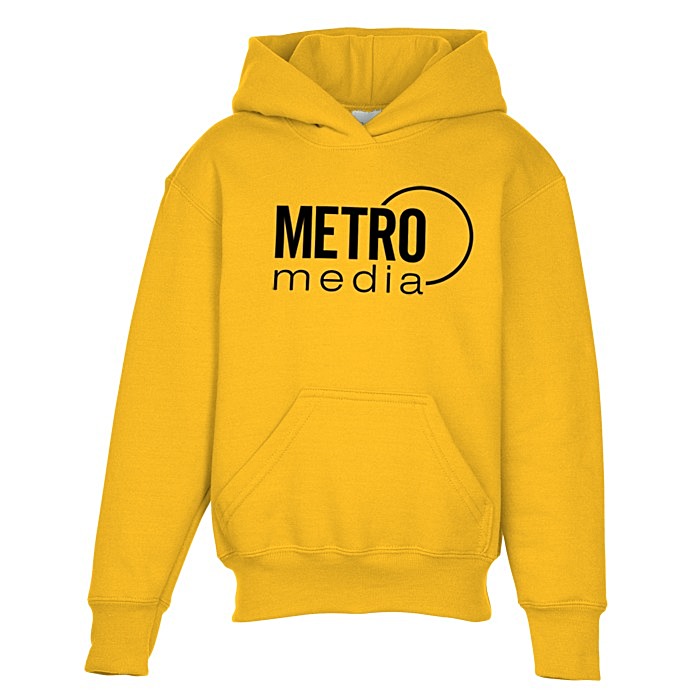 Custom Everyday Hooded Sweatshirt - Youth - Screen