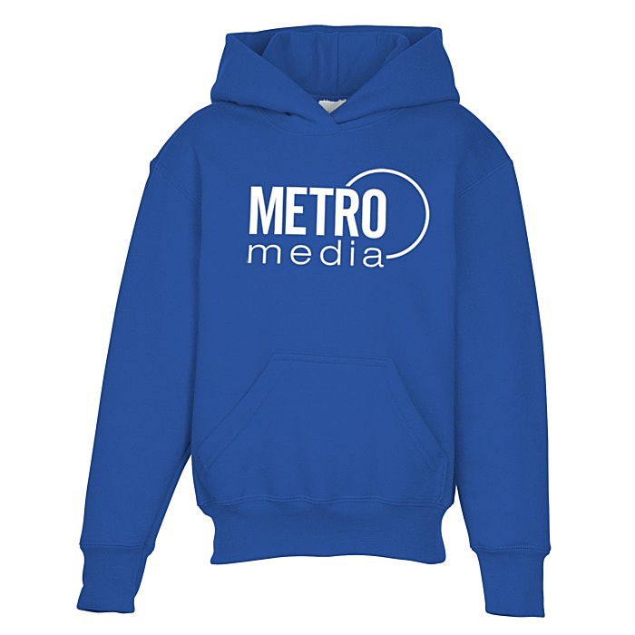 Custom Everyday Hooded Sweatshirt - Youth - Screen