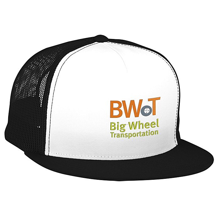 Custom Yupoong Five Panel Meshback Cap