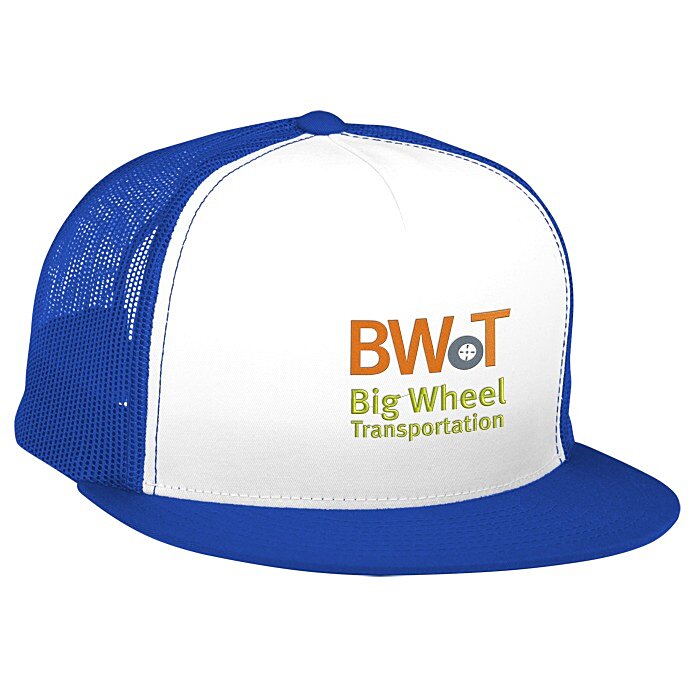 Custom Yupoong Five Panel Meshback Cap