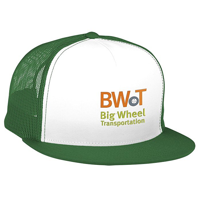 Custom Yupoong Five Panel Meshback Cap