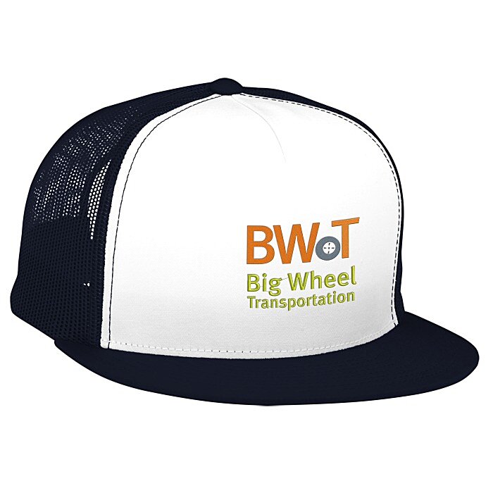 Custom Yupoong Five Panel Meshback Cap
