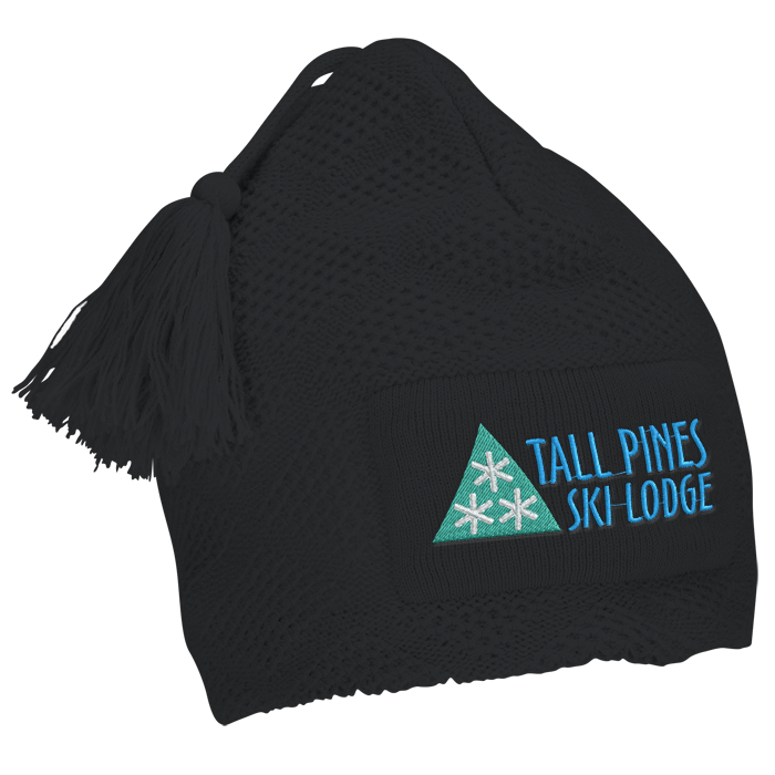 Custom Diamond Knit Pom-Pom Beanie - 24 hr