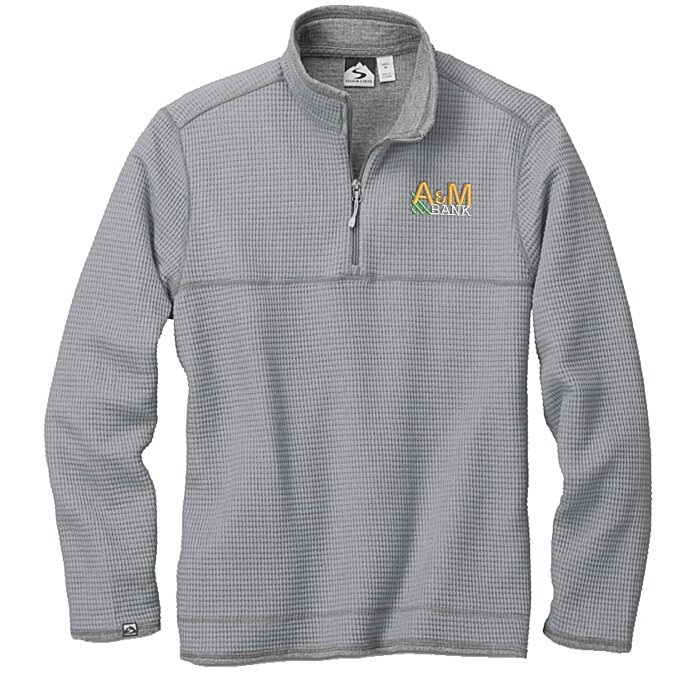 Custom Storm Creek Jarret Waffle Knit 1/4-Zip Fleece - Men's