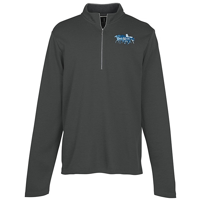 Custom Stratton Wool Blend 1/4-Zip Knit Pullover - Men's - 24 hr