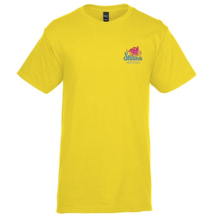 Custom M&O Gold Soft Touch T-Shirt - Embroidered
