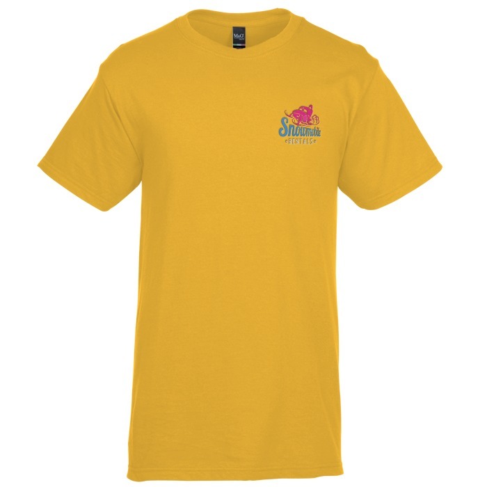 Custom M&O Gold Soft Touch T-Shirt - Embroidered