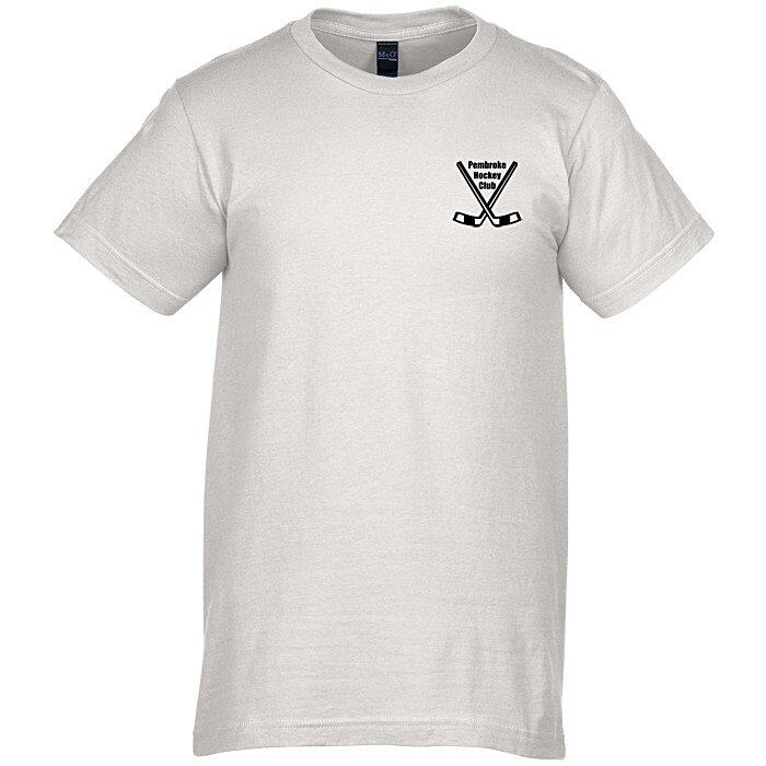 Custom M&O Fine Jersey T-Shirt - Men's - Colours - Screen