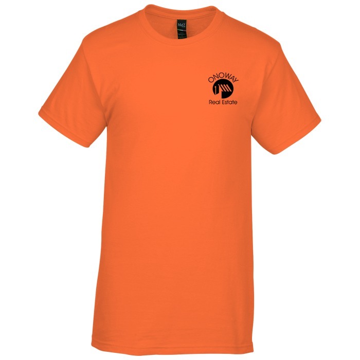 Custom M&O Gold Soft Touch T-Shirt - Colours - Screen