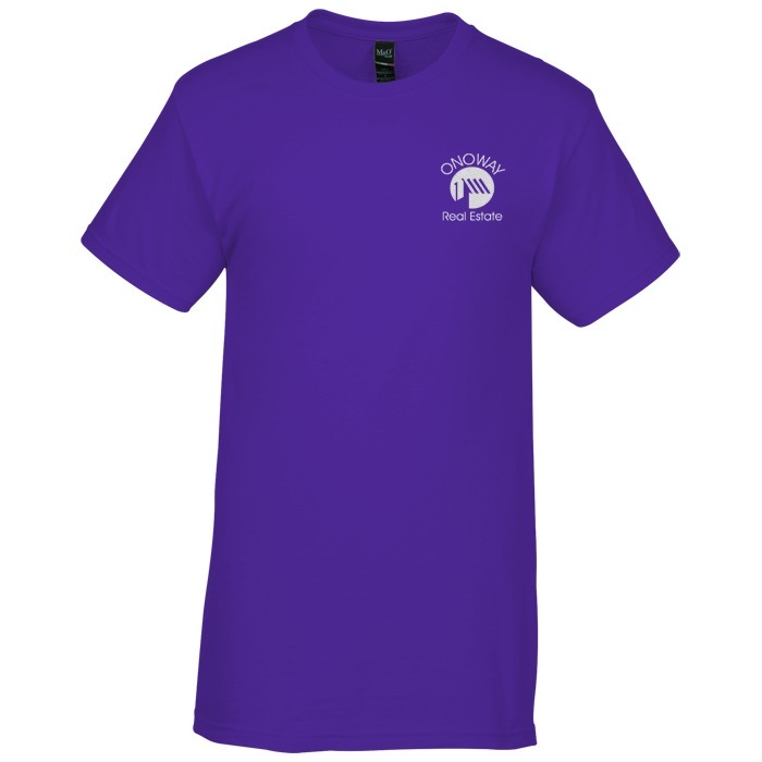 Custom M&O Gold Soft Touch T-Shirt - Colours - Screen
