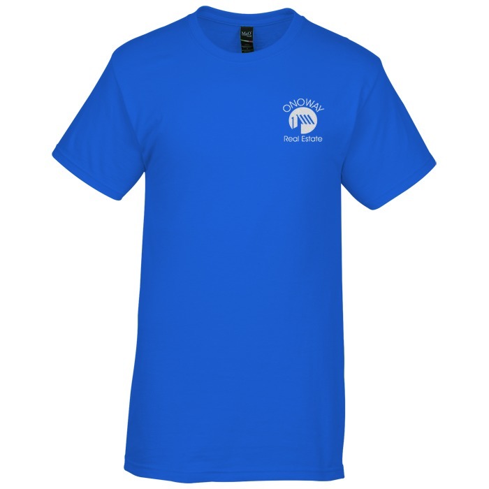 Custom M&O Gold Soft Touch T-Shirt - Colours - Screen