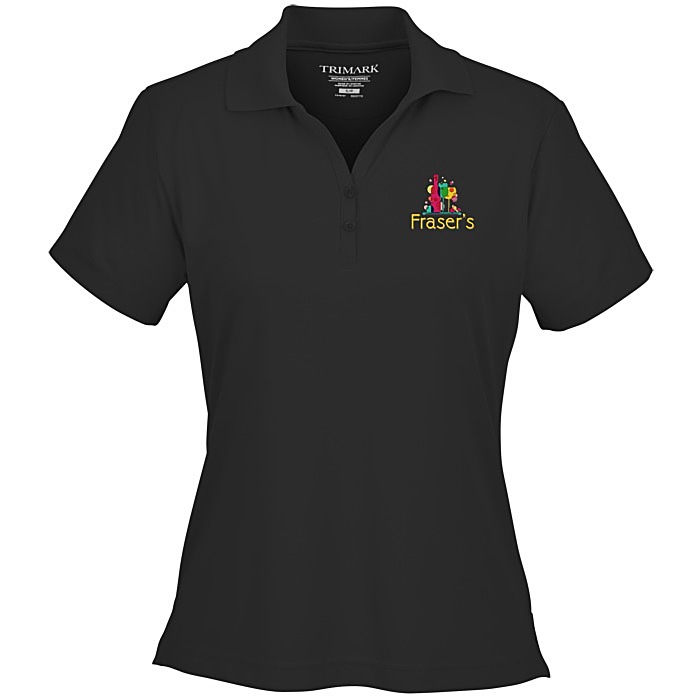 Custom Moreno Textured Micro Polo - Ladies' - Embroidered - 24 hr