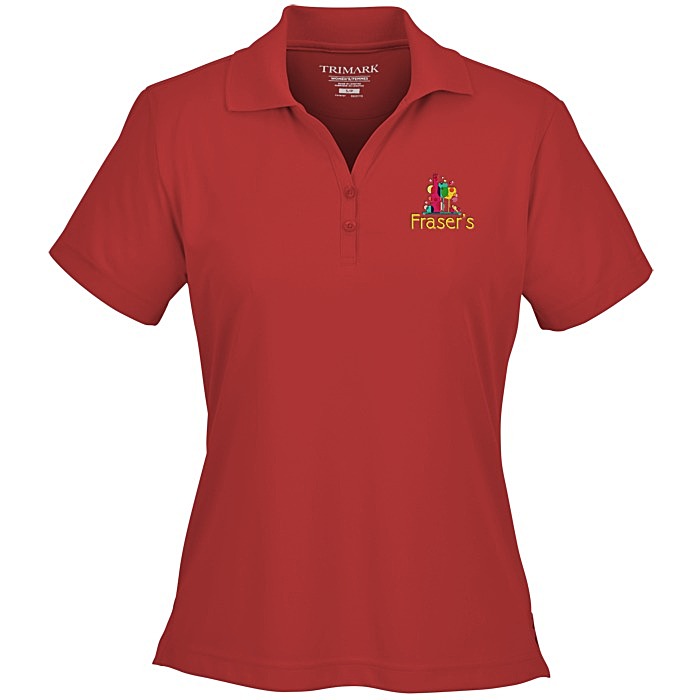 Custom Moreno Textured Micro Polo - Ladies' - Embroidered - 24 hr