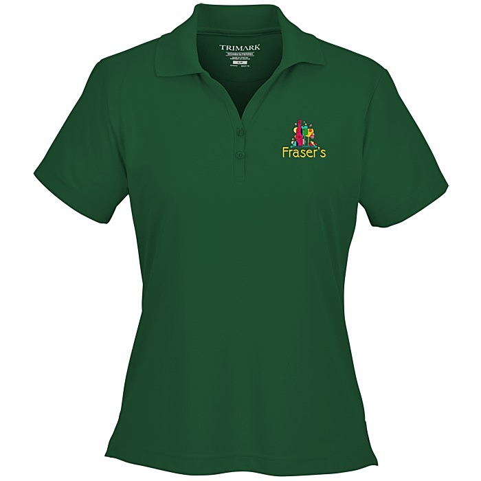 Custom Moreno Textured Micro Polo - Ladies' - Embroidered - 24 hr