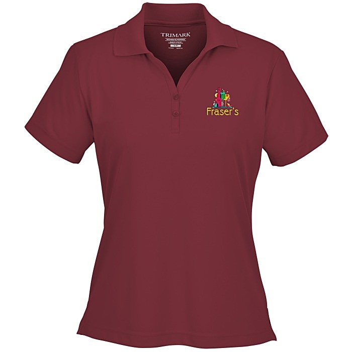 Custom Moreno Textured Micro Polo - Ladies' - Embroidered - 24 hr