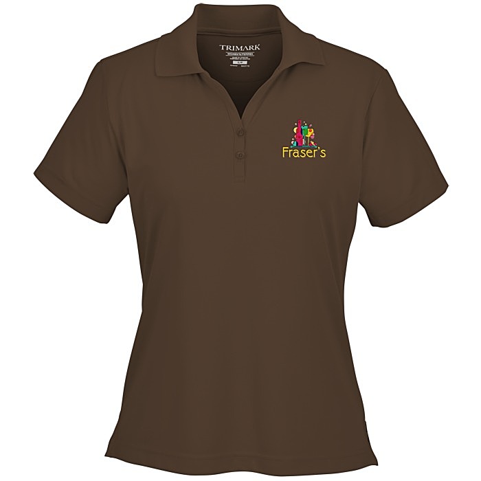 Custom Moreno Textured Micro Polo - Ladies' - Embroidered - 24 hr