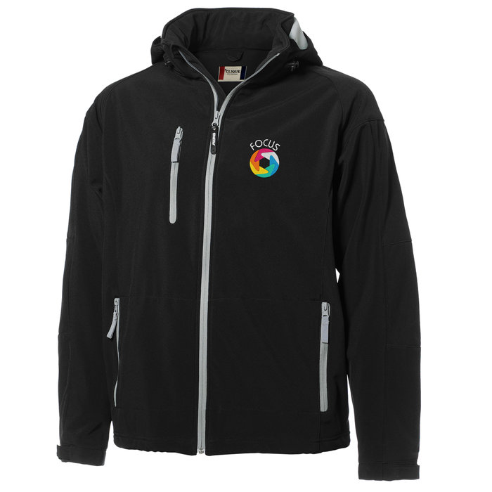 Custom Tulsa Hooded Bonded Soft Shell Jacket - Men's