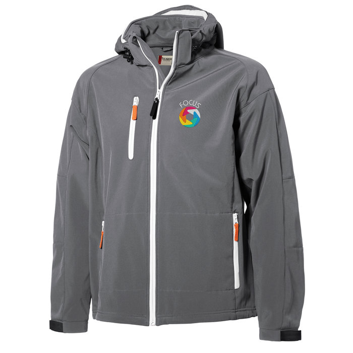 Custom Tulsa Hooded Bonded Soft Shell Jacket - Men's