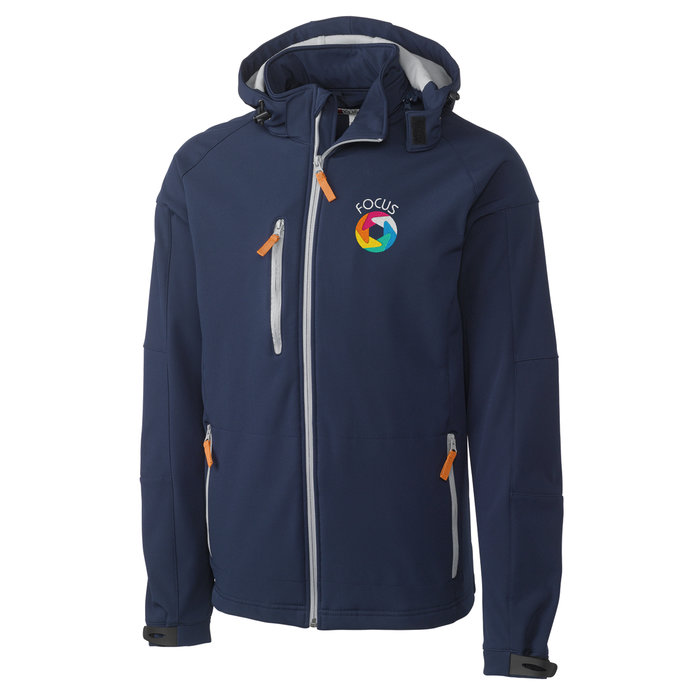 Custom Tulsa Hooded Bonded Soft Shell Jacket - Men's