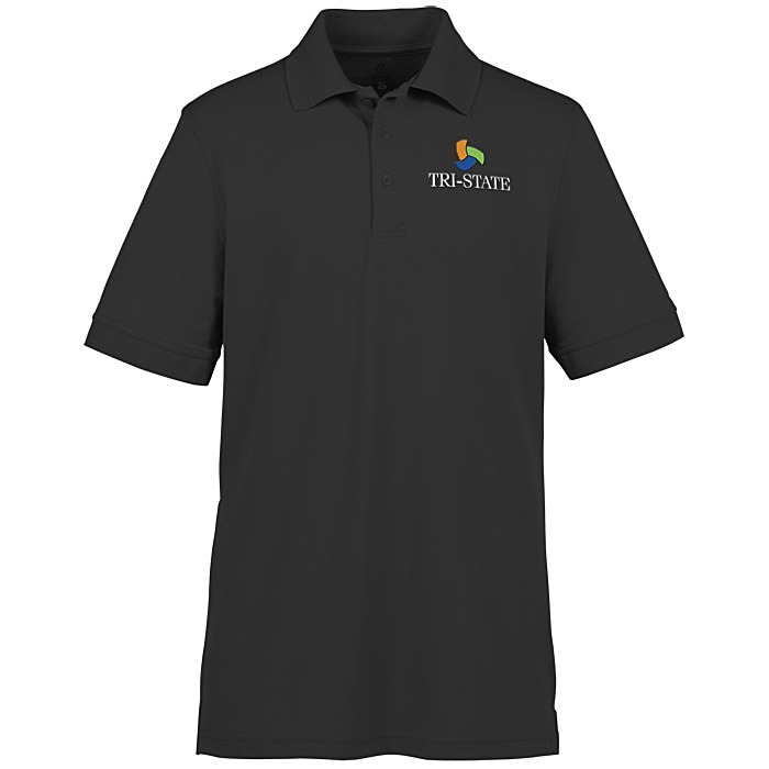 Custom Smooth Touch Blended Pique Polo - Men's
