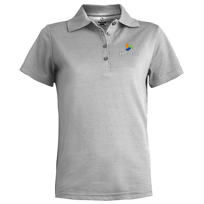 Custom Smooth Touch Blended Pique Polo - Ladies'