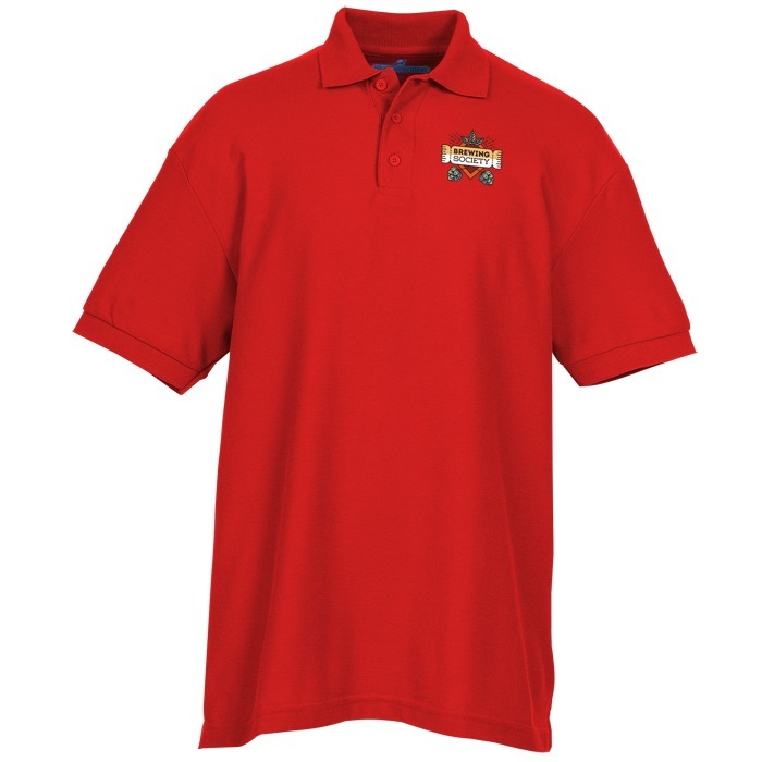 Custom Soft Touch Pique Sport Shirt - Men's - Full Colour