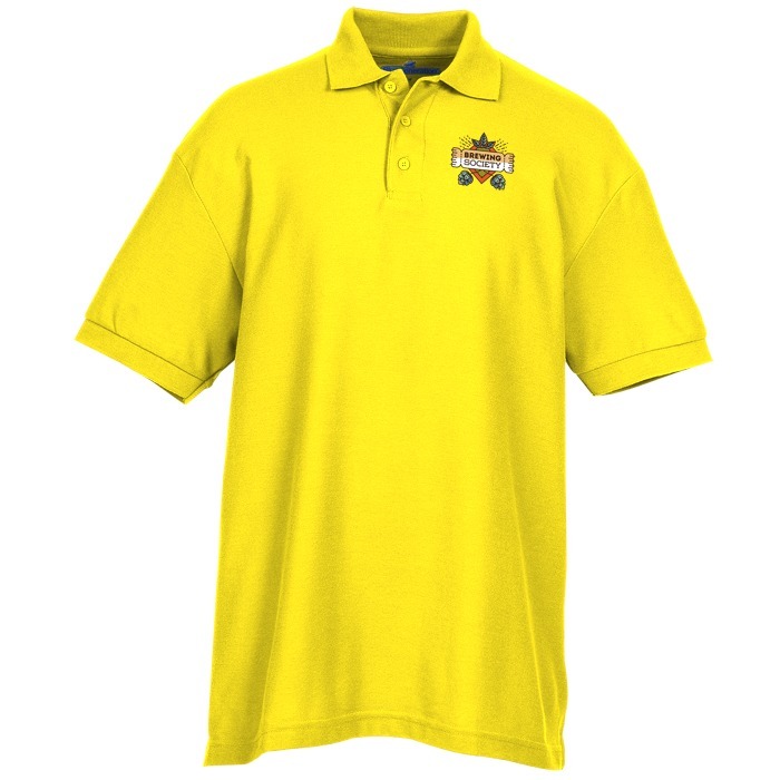 Custom Soft Touch Pique Sport Shirt - Men's - Full Colour