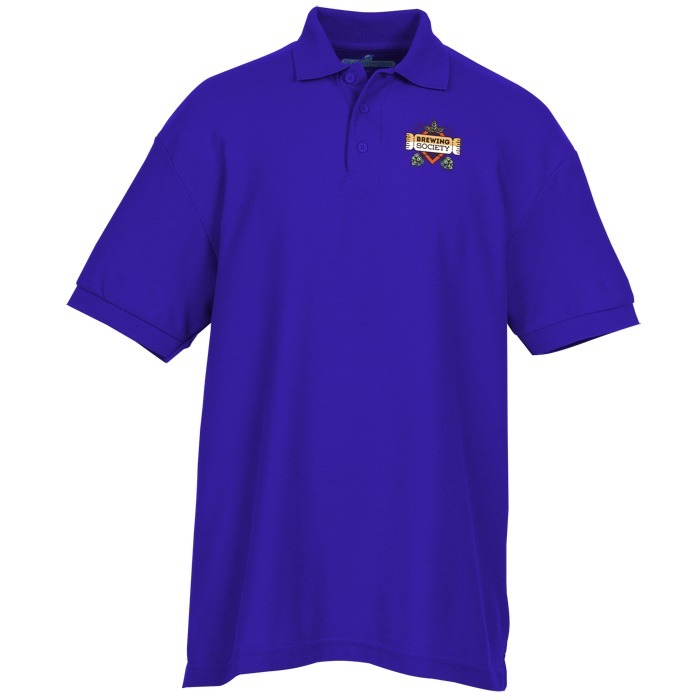 Custom Soft Touch Pique Sport Shirt - Men's - Full Colour