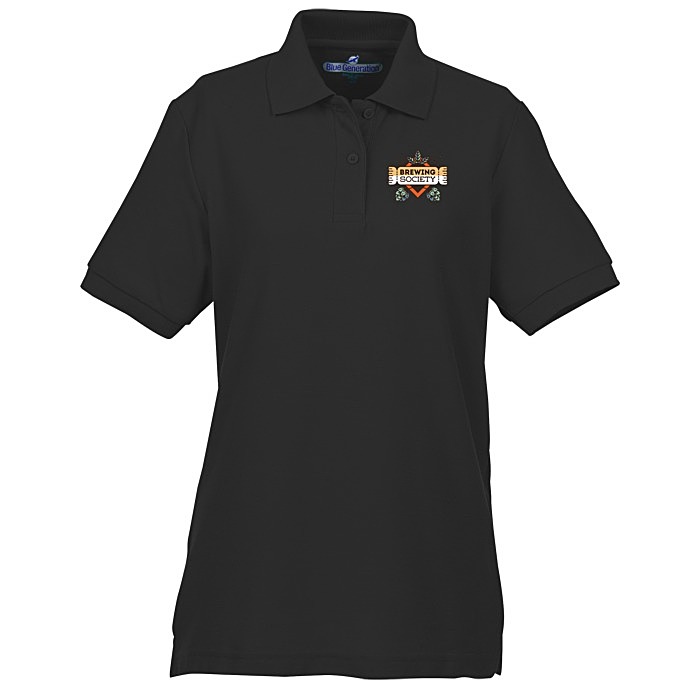 Custom Soft Touch Pique Sport Shirt - Ladies' - Full Colour