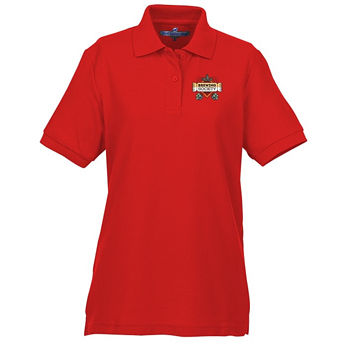 Custom Soft Touch Pique Sport Shirt - Ladies' - Full Colour
