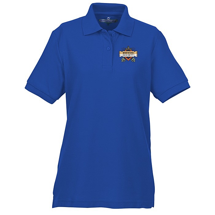 Custom Soft Touch Pique Sport Shirt - Ladies' - Full Colour