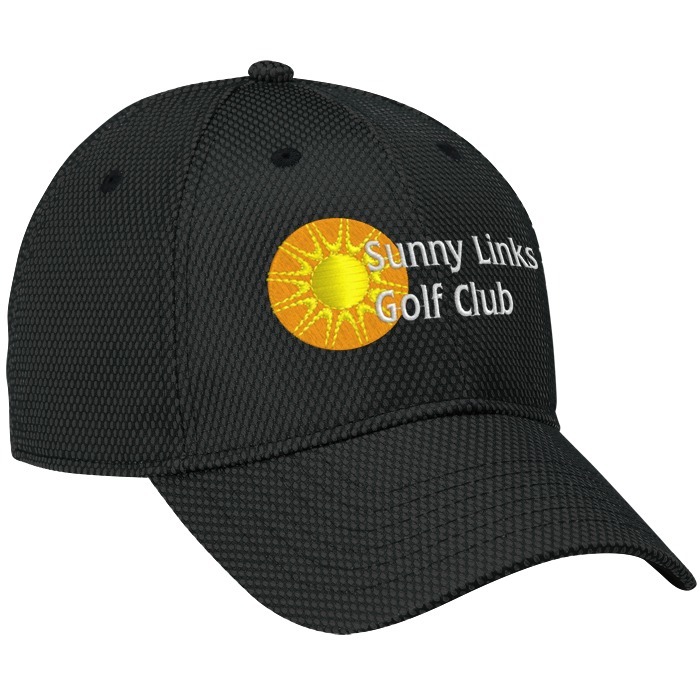 Custom Premium Cotton Twill with Mesh Overlay Cap
