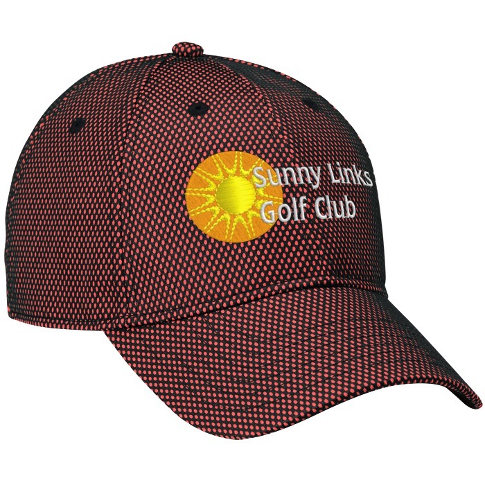 Custom Premium Cotton Twill with Mesh Overlay Cap