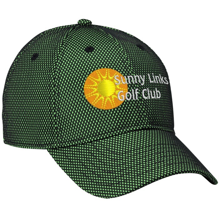Custom Premium Cotton Twill with Mesh Overlay Cap