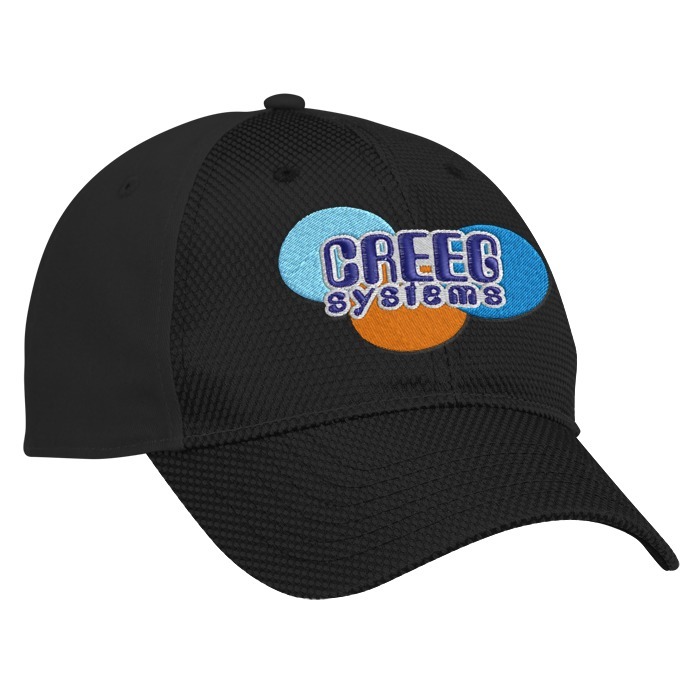 Custom Premium Cotton Twill with Front Mesh Overlay Cap