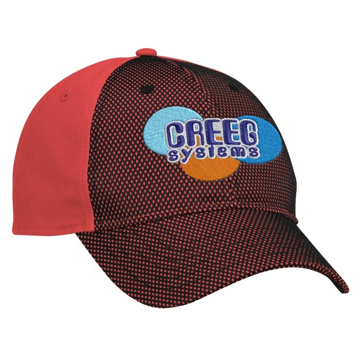 Custom Premium Cotton Twill with Front Mesh Overlay Cap