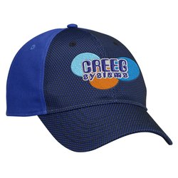 Custom Premium Cotton Twill with Front Mesh Overlay Cap