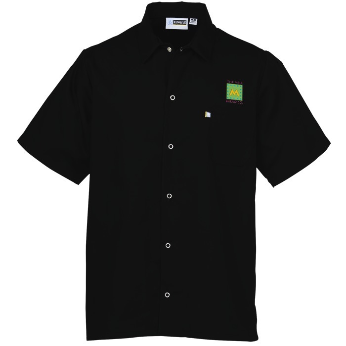 Custom Snap Front Cook Shirt