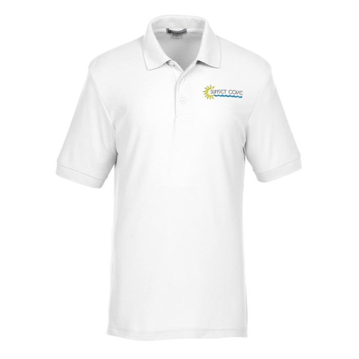 Custom Lightweight Pique Blend Polo - Men's