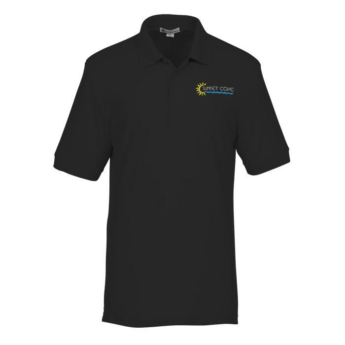 Custom Lightweight Pique Blend Polo - Men's