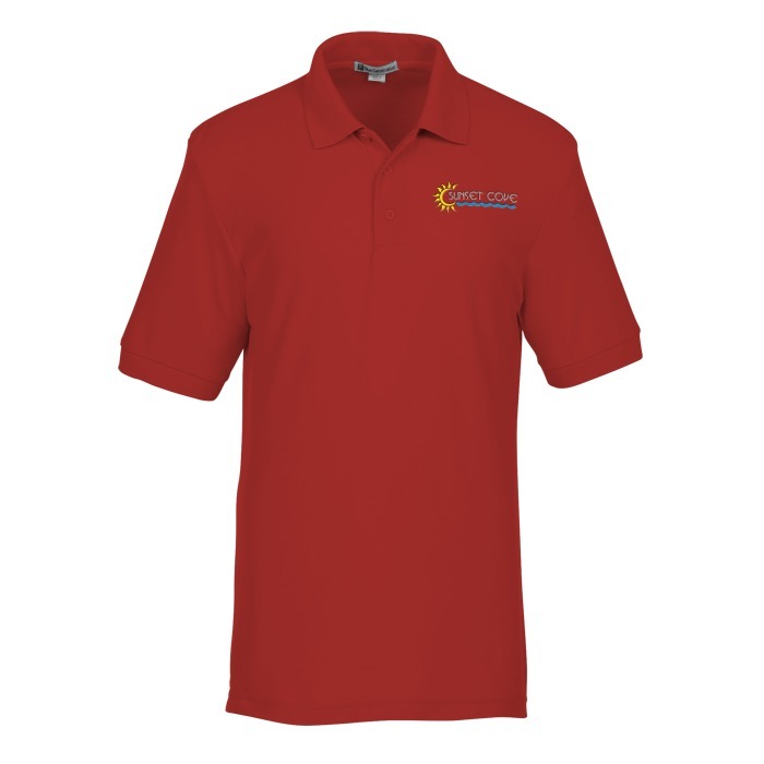 Custom Lightweight Pique Blend Polo - Men's