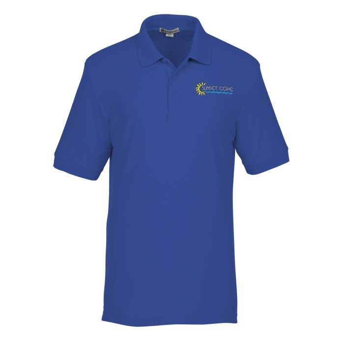 Custom Lightweight Pique Blend Polo - Men's