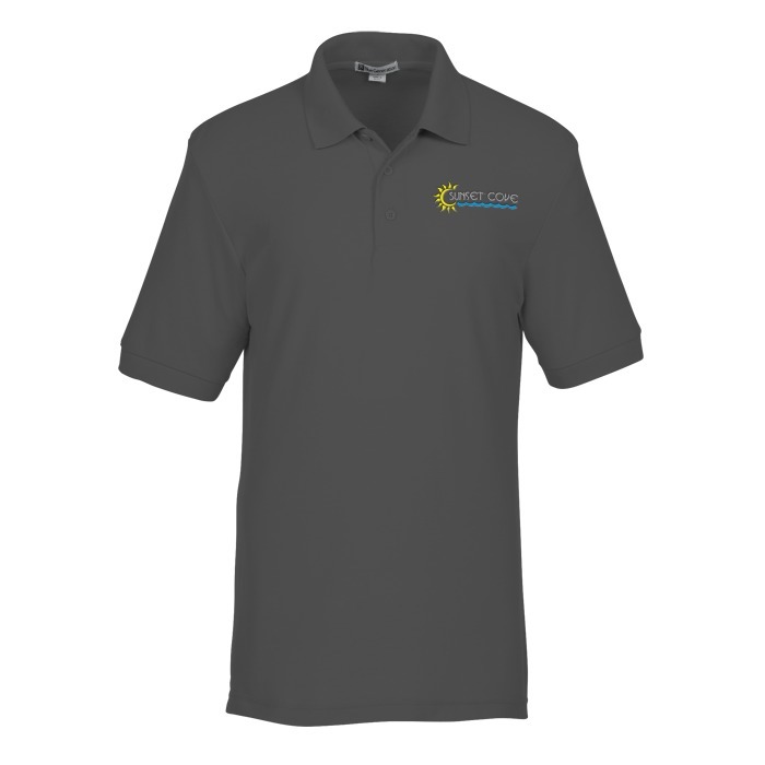 Custom Lightweight Pique Blend Polo - Men's