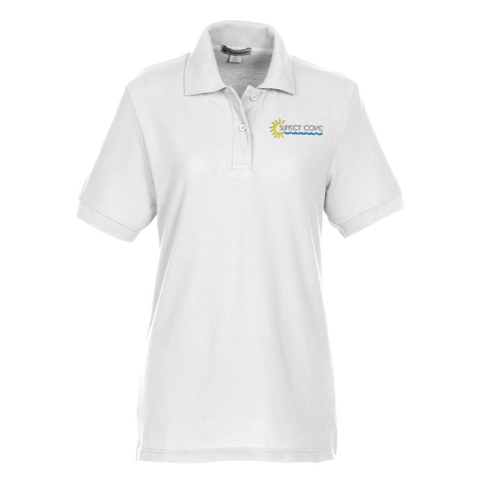 Custom Lightweight Pique Blend Polo - Ladies'