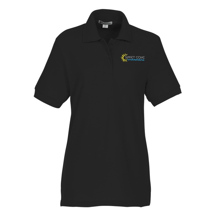 Custom Lightweight Pique Blend Polo - Ladies'