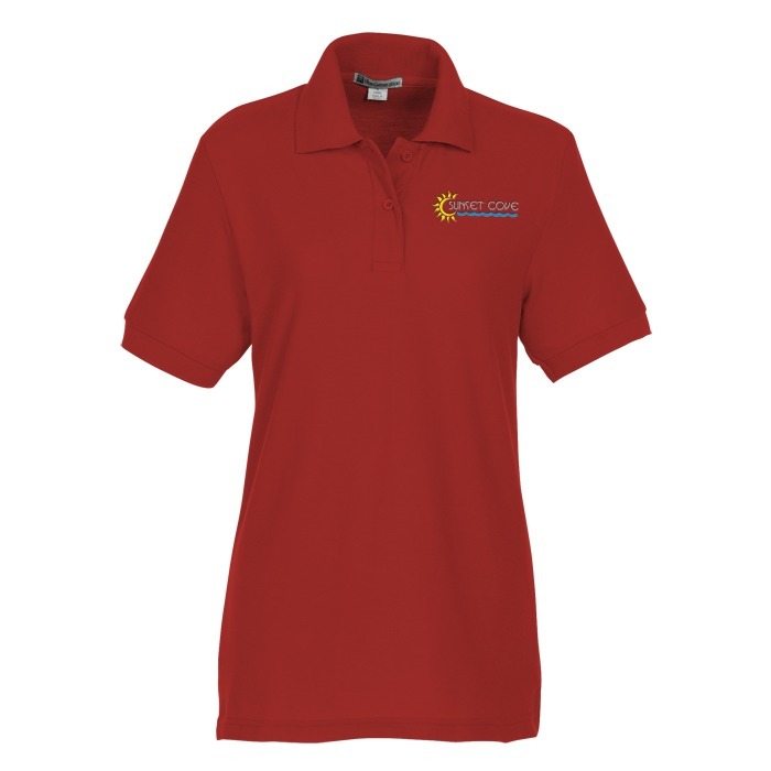 Custom Lightweight Pique Blend Polo - Ladies'