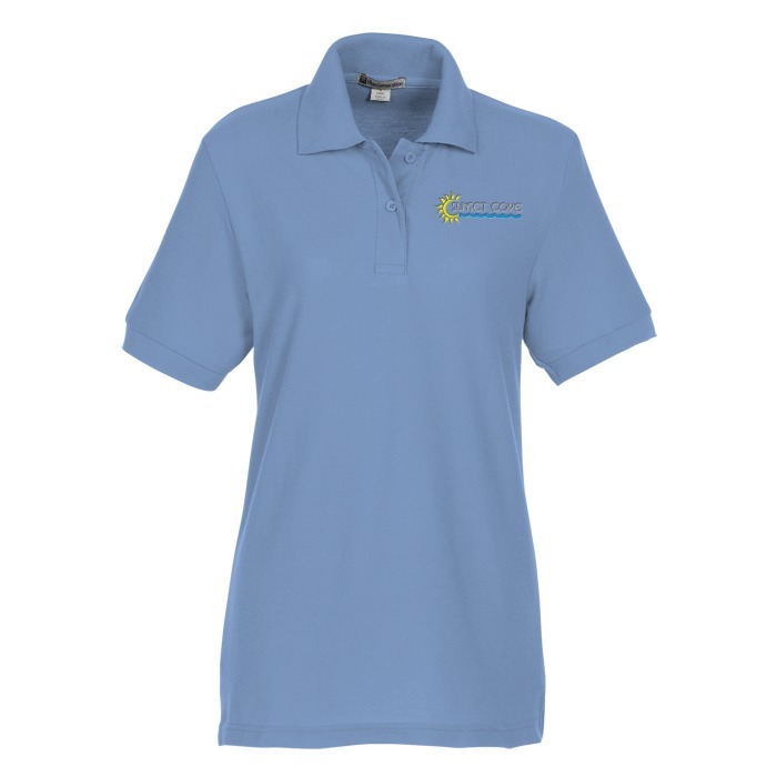 Custom Lightweight Pique Blend Polo - Ladies'