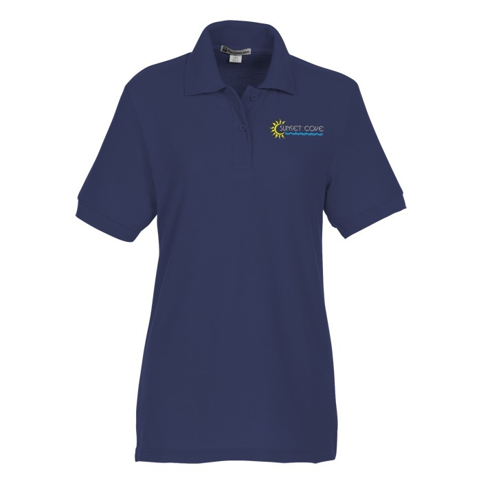 Custom Lightweight Pique Blend Polo - Ladies'
