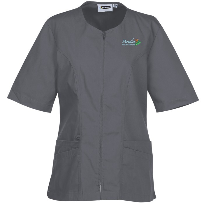 Custom Zip Front Smock - Ladies'